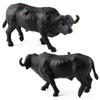 Children'S Educational Science And Education Simulation, Plastic Animal Static Solid Buffalo Model Ornament Toy