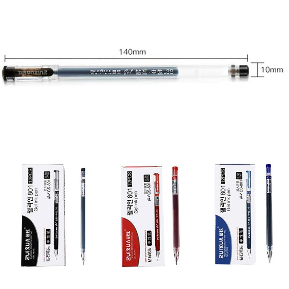 Student Supplies Signature Pen Diamond Tip Neutral Pen High Quality Gel Pen