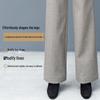 Women's Wool High-Waisted Wide-Leg Pants - Autumn & Winter Fashionable Slimming Casual Trousers