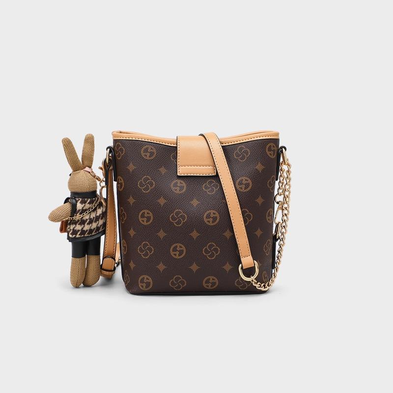 Сумка-ведро Женская Новая Сумка через плечо Женская Сумка Большая Вместимость Сумка для мамы Высококлассная Сумка на плечо