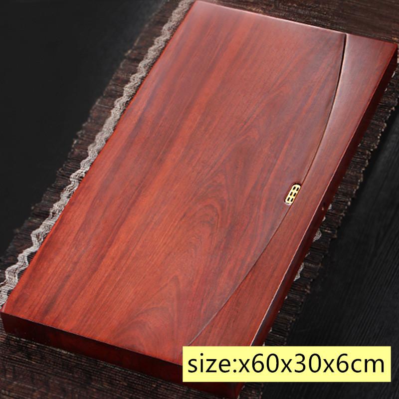 Натуральный деревянный чайный поднос, китайский чайный столик, органайзер для чайной посуды, высокое качество, двойное использование, сервировочный поднос из цельного дерева, аксессуары