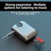 Беспроводной Bluetooth 5.3 приемник адаптер 3,5 мм разъем аудио передатчик TF карта AUX громкая связь звонок для автомобильного радио MP3-плеер