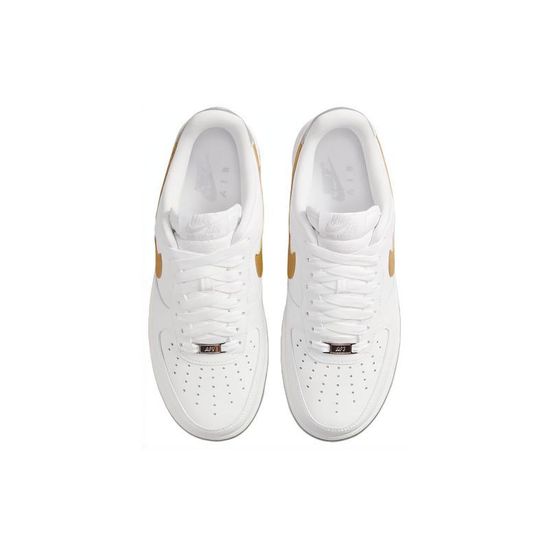 Nike Женские кроссовки Air Force 1 Low '07 Белый/Металлический золотой DD8959-106