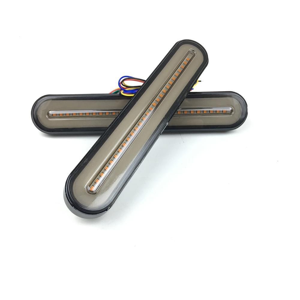 Motorcycle Rear Fender LED Tail Running Brake Turn Signal Light For Harley Touring Street Glide Road Glide FLHX FLTRX