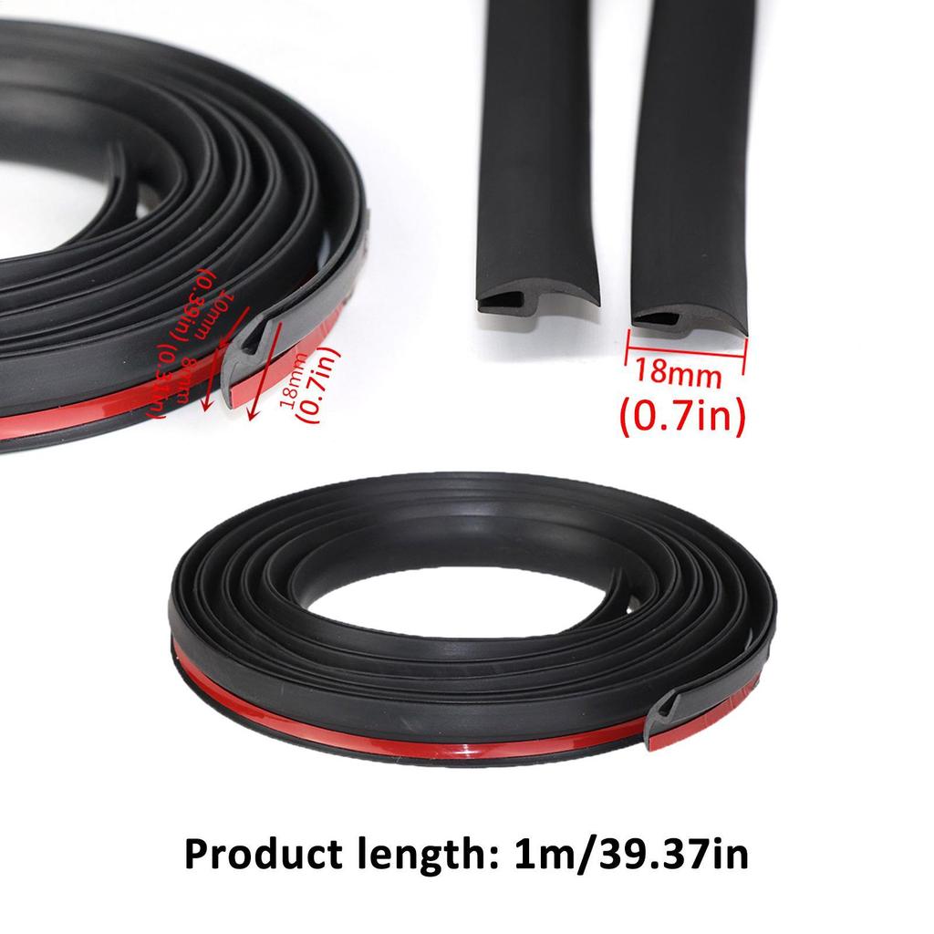 Car Windshield Seal Strip Rubber Roof Window Edge Seal Protector Sticker Waterproof Weather Strip Dustproof Seal Strip