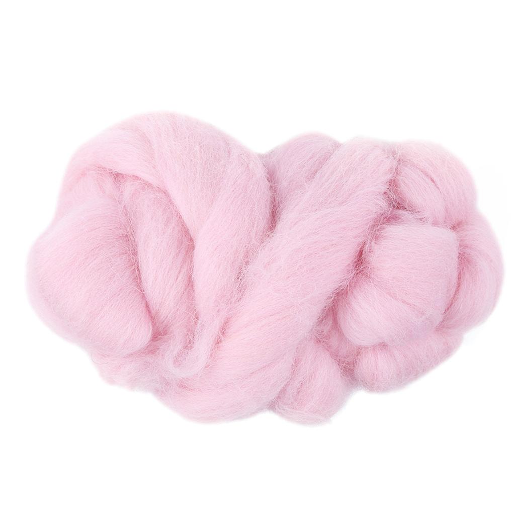 8Colors 55g Colored Needle Felting Wool Roving Spinning Sewing Trimming Handiwork Material