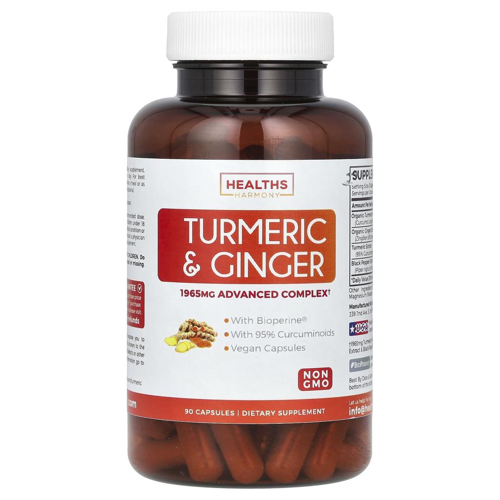 Turmeric & Ginger, 90 Capsules