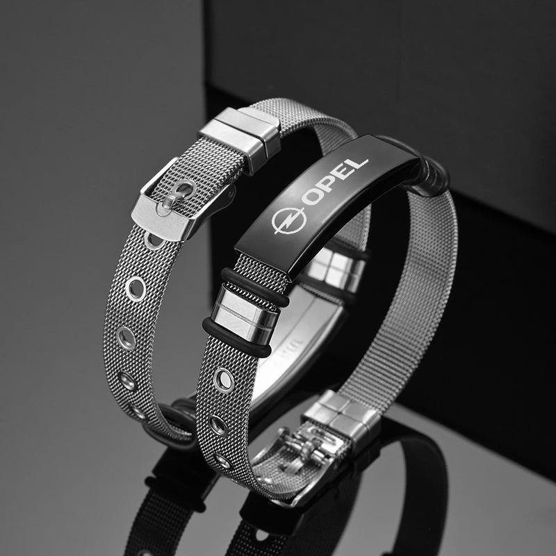 Модный автомобильный логотип из нержавеющей стали Для мужчин Мальчиков Аксессуар Подарок Для Opel Corsa D Astra Insignia Mokka Adam Combo OPC Vectra H G J