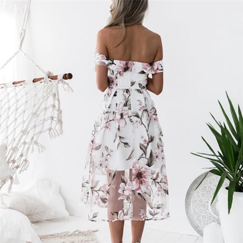 Элегантная женская одежда Винтажное платье из органзы Длинное с открытыми плечами Без бретелек Вечерняя одежда