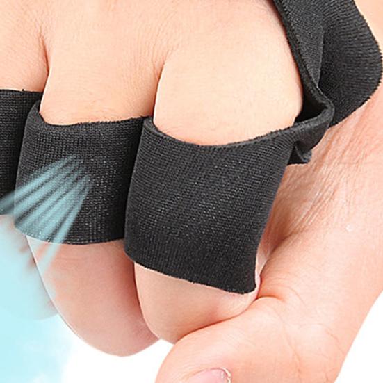 1 пара мини-перчаток для поднятия тяжестей, регулируемые, дышащие, противоскользящие, для мужчин и женщин, защита ладоней, тренировки, фитнеса, спортивные тренировки, гантели, частичная половина