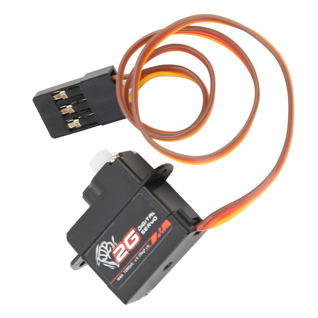 RC Digital Servo Set 2G Plastic Gear Servo for 1/24 RC Car Airplane FixedWing Helicopters