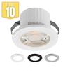 Pack of 10 Mini Round LED Spotlights 3 Colors 3W 6500K IP54