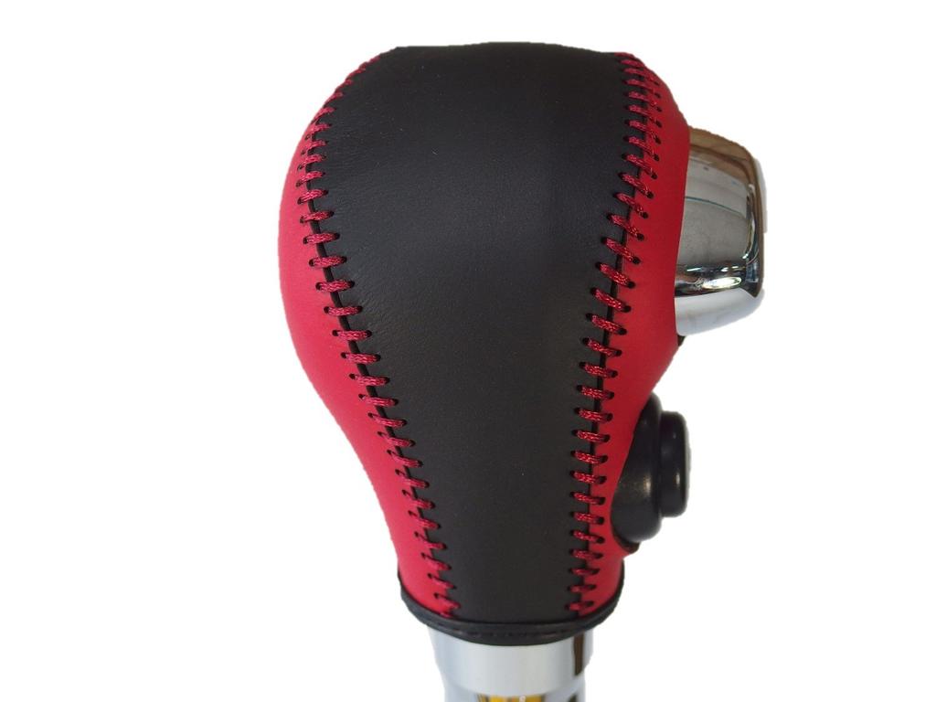 TricoloreExchange Tricolore EX Wagon R MA36 Solio Red Black Leather x Red Stitch DIY Shift Knob Натуральная кожа Перемотка Комплект 1BK3S36R1B1R MH35/55