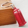 Creative Trendy Decoration Chain Red&Blue Mail Box Key Chain Fashion Accessories Key Ring Jewelry
