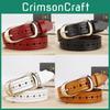 Fashionable Female Leather Belt With Alloy Closure For Office And Daily Use