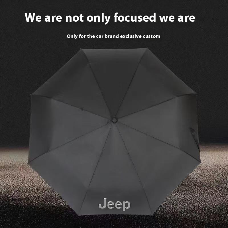 Jeep Wrangler JK Gladiator Patriot Commander Renegade Compass Grand Cherokee Автомобильный Автоматически Складывающийся Ветрозащитный Солнцезащитный Зонт ALQ1