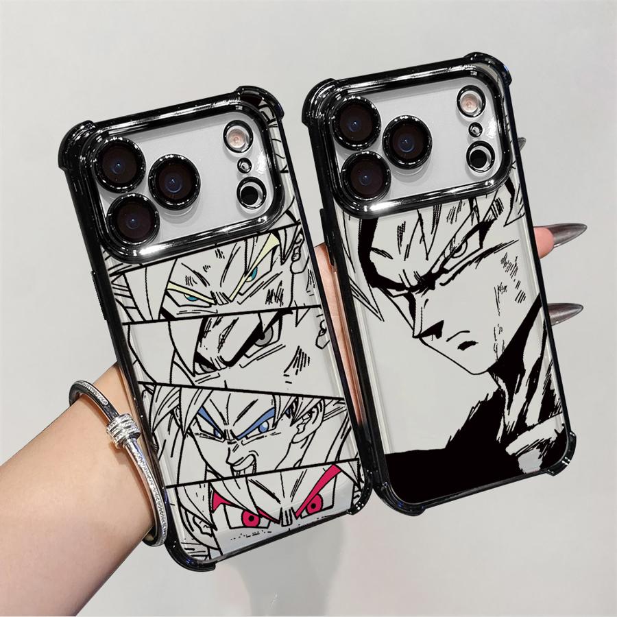 Чехол для телефона Funda Case для Apple iPhone 17 Pro Max 14 Air 13 16 17 12 Plus 15 11 XS XR Dragon Ball Аниме