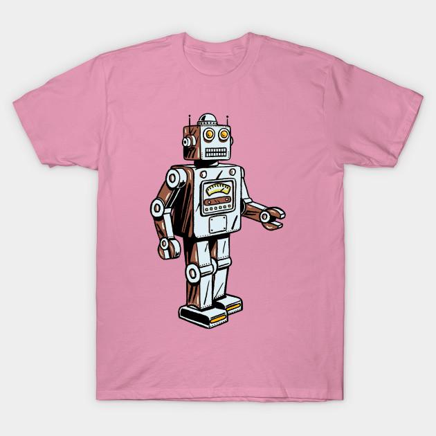 Женская футболка Ретро Робот Принт Харадзюку Каваий Футболка Летняя с коротким рукавом Женская футболка Топ