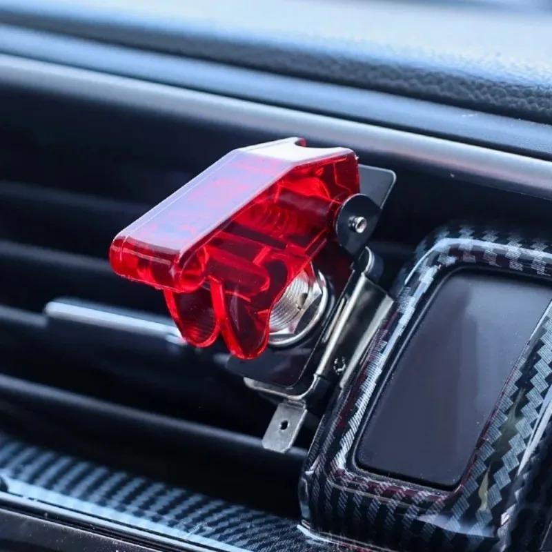 ASW-07D светодиодный автомобильный переключатель модификации 12 В 20 А автоматический кулисный тумблер с защитным кожухом для предотвращения случайного столкновения