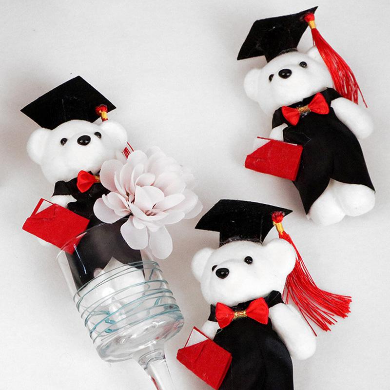 5/10 шт./упак. букет цветов, упаковка своими руками, регалии, шапка, маленький медведь, день учителя, животные, куклы, подарки на выпускной, выпускной год