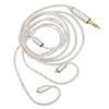 Replacement Earphone Cable Silver Plated Copper HiFi 4 Core MMCX To 3.5mm Sound Jack 3.9ft Upgrade