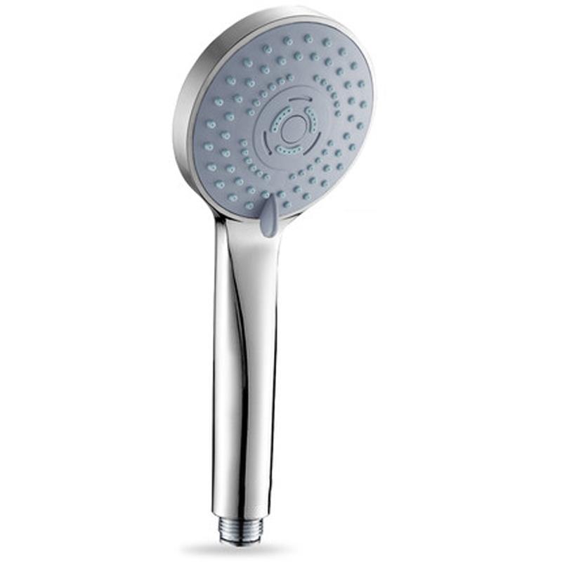 2025 Guangdong Modern 5-Function Handheld Pressure Shower Head with Chrome Finish ABS Material for Bathroom Faucet Accessories