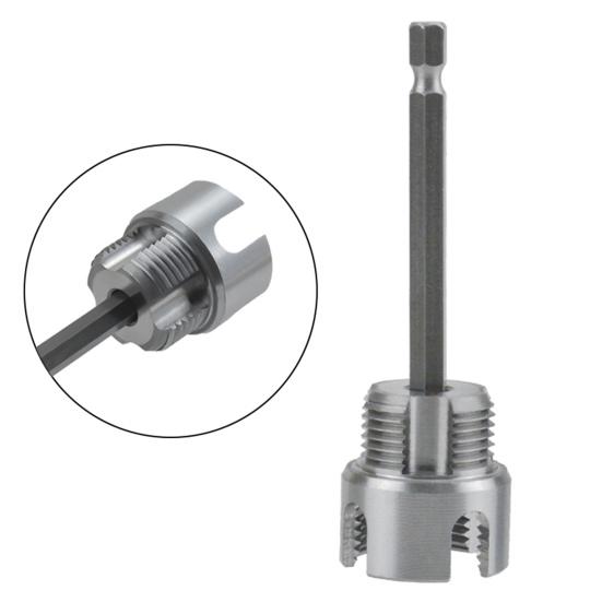 Интегрированный инструмент для нарезания внутренней и наружной резьбы на трубах Универсальный инструмент для нарезания резьбы на трубах Совместимый с электродрелью Набор резьбонарезного инструмента для ПВХ труб