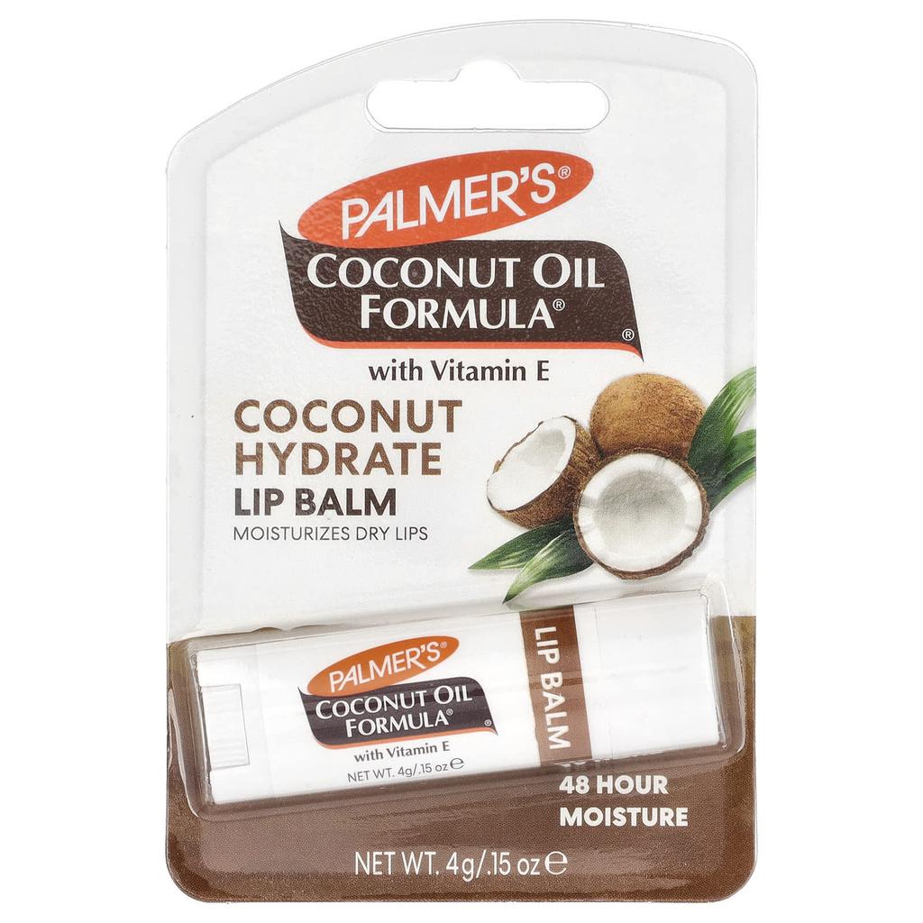 Palmer's, Coconut Oil Formula, увлажняющий бальзам для губ с кокосом и витамином E, 0,15 унции (4 г)