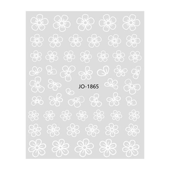 Manicure Decal Removable DIY Self-adhesive Flower Pattern Manicure Sticker Salon Supplies