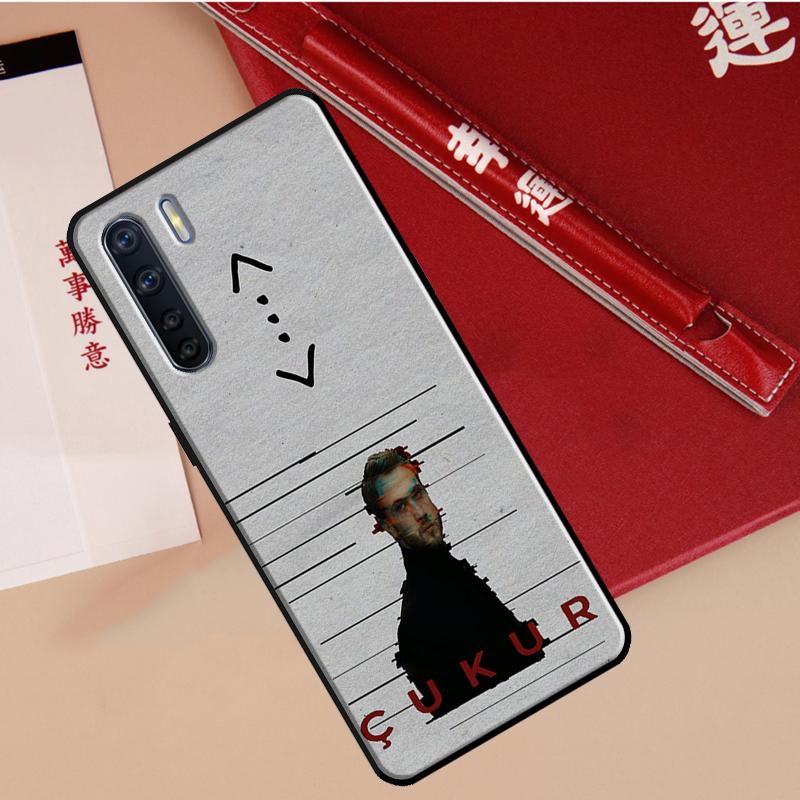 Чехол-книжка Cukur Show TV для Oppo A80 A58 A5 Pro A15 A16 A17 A57 A77 A94 A74 A54 A76 A96 A40 A60 A18 A38 A78 A98