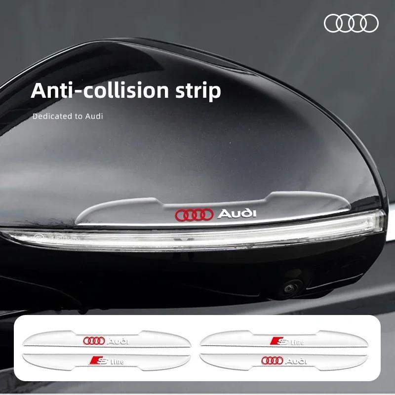 Car Body Edge Anti Scratch Collision Protection Strip Stickers For tt Sline A4 B5 B6 A3 8P 8V 8L A5 A6 C6 C5 A1 A7 A8 Q2 Q3 TT