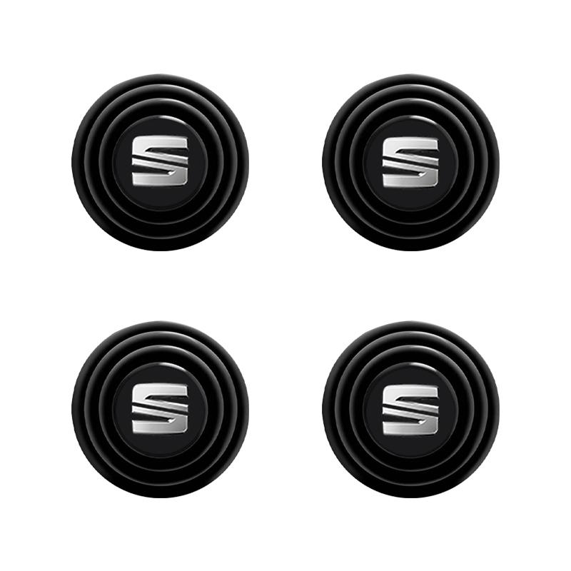 1/2/4pcs Car Door Shock Absorber Cushion Shockproof Pad for Seat Leon FR Altea Ibiza Toledo Cordoba Arona Ateca Alhambra MK3