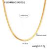 French Minimalist Green Stone Pendant Necklace - Detachable Layered 18k Gold-Plated Stainless Steel Clavicle Chain