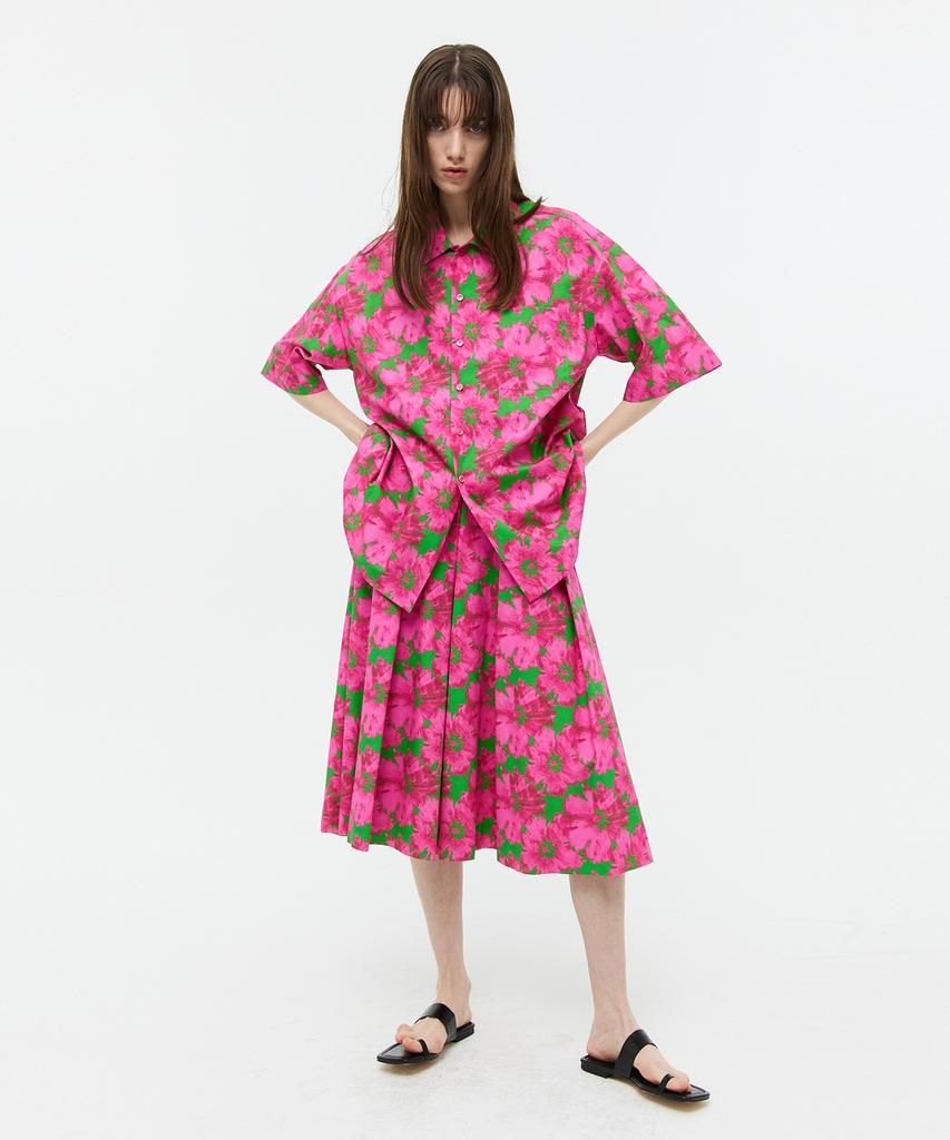 Bedermi Flower Cotton Flare Sk (40S)