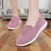 Пекинская тканевая обувь новая женская обувь повседневная дышащая на плоской подошве одинарная обувь на одном педале обувь на мягкой подошве повседневная обувь