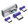 240 Вт Магнитный Type-C Адаптер USB-C на USB-C Быстрая Зарядка USB4.0 Коннектор 40 Гбит/с 8K@60Hz Thunderbolt 4/3 для iPhone16 Macbook