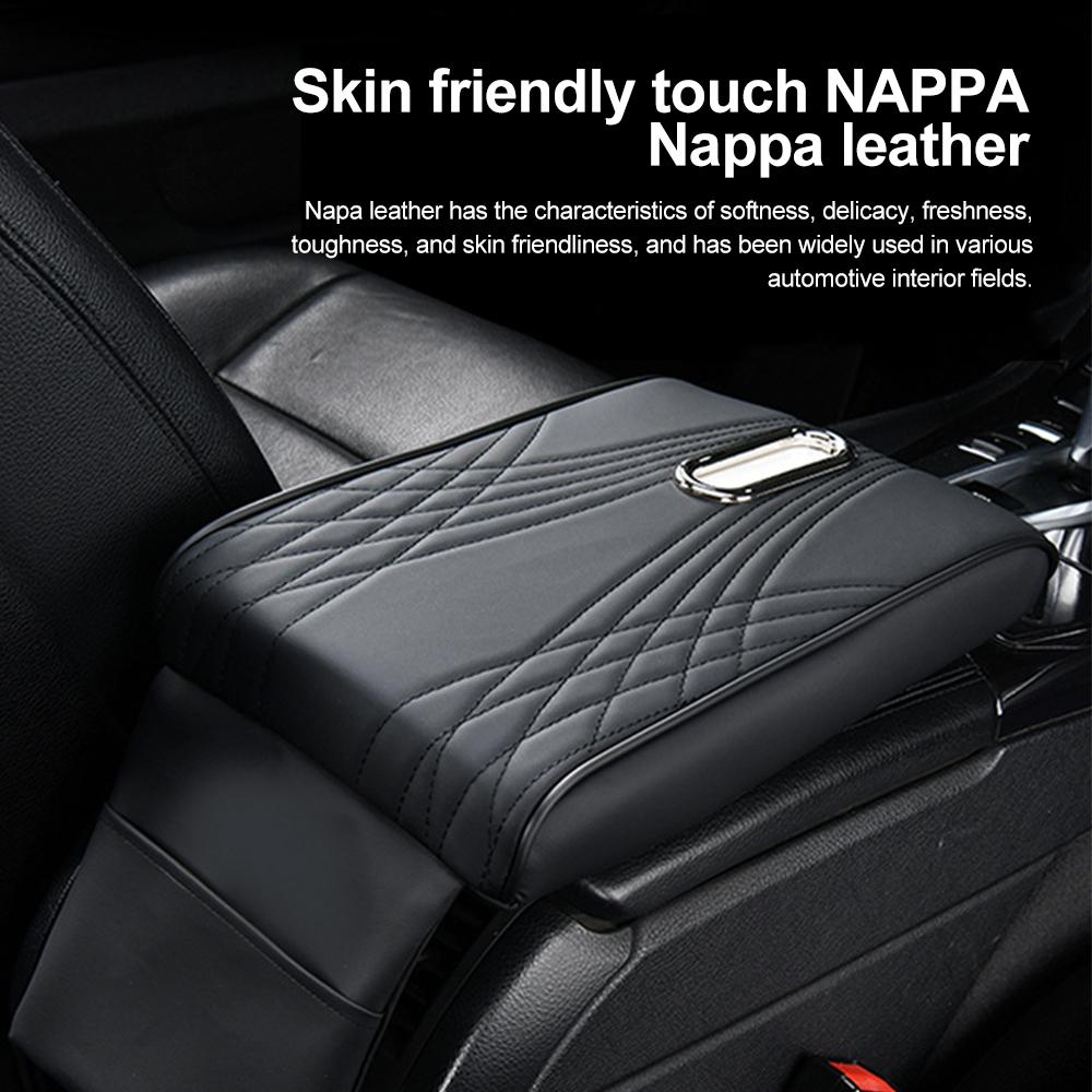 Подушка для автомобильного подлокотника, мягкая губка из искусственной кожи, удлинитель подлокотника, центральная консоль, локоть, держатель для ткани, авто подушка для подлокотника, предметы интерьера