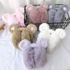Winter Bear Ears Thick Plush Ear Protection Earmuffs Ear Warmers Warm Ear Muffs