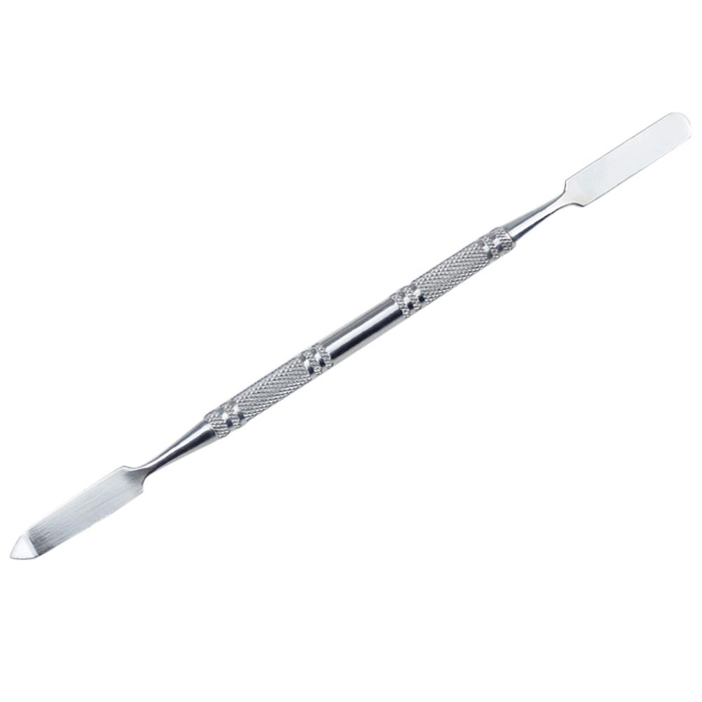 1pc Stainless Steel Spatula Professional Mirror Lady Mixing Tool for Nail Eye Shadow Eyelash Pigment Blending Foundation