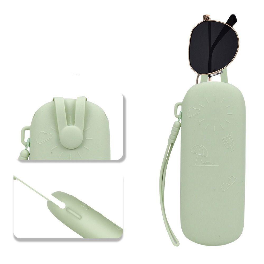 Silicone Travel Sunglasses Organizer Anti Scratch Cosmetics Storage Bag Glasses Protective Cover