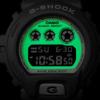 Casio Мужские часы G-SHOCK DW-6900HD-8JF [серия G-SHOCK HIDDEN GLOW] круглые серые цифровые из смолы