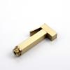 Brass Bidet Faucet Gold/Gun Grey Handheld Toilet Bidet Sprayer Hygienic Set Shower Toilet Single Cold Water Tap Self Cleaning