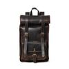 Gift For Him|Leather Rolltop Backpack|Men Rolltop Backpack|Leather Backpack For Her|Leather Travel Bag|Leather Rolltop Rucksack