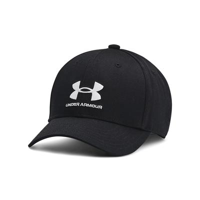 БРЕНДИРОВАННАЯ КЕПКА С РЕГУЛИРОВКОЙ UA Черная Белая ЕДИНЫЙ РАЗМЕР [Under Armor] / /