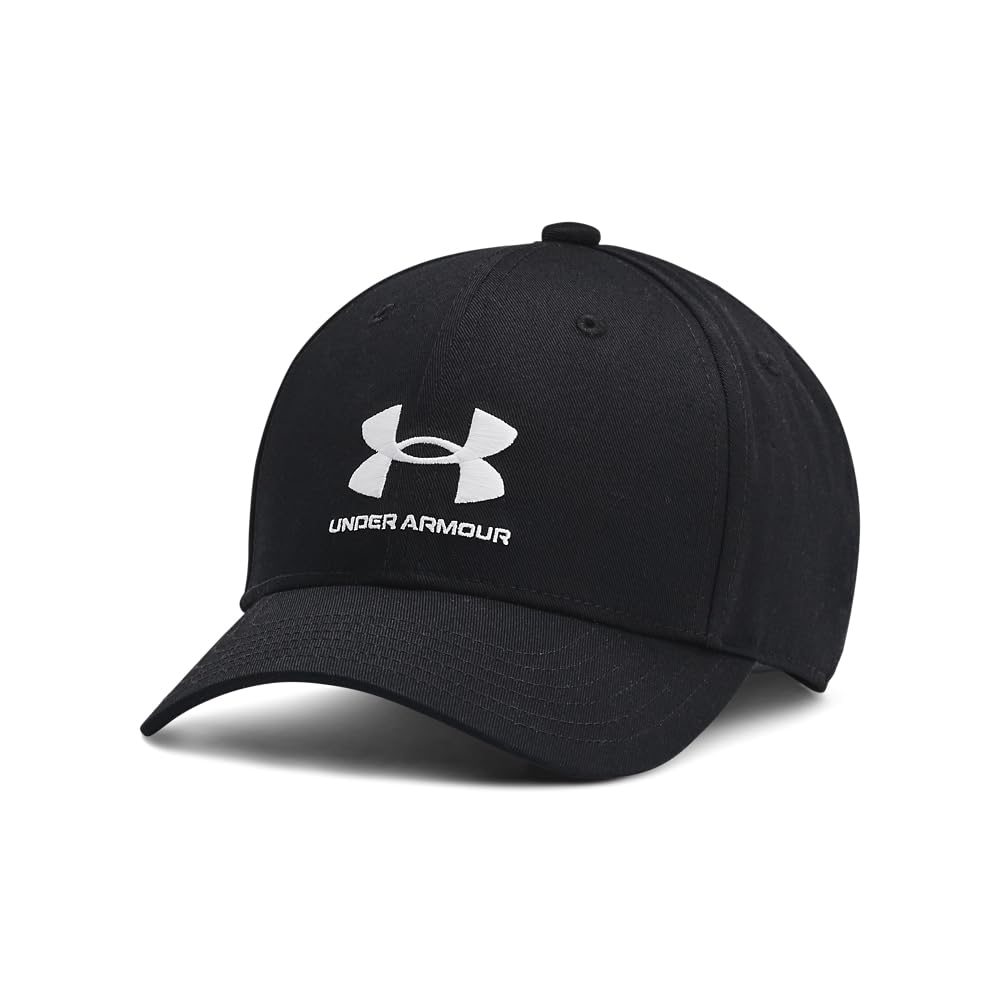 Кепка UNDER ARMOUR UA Sports Style Lockup Регулируемая Черный Белый ONESIZE
