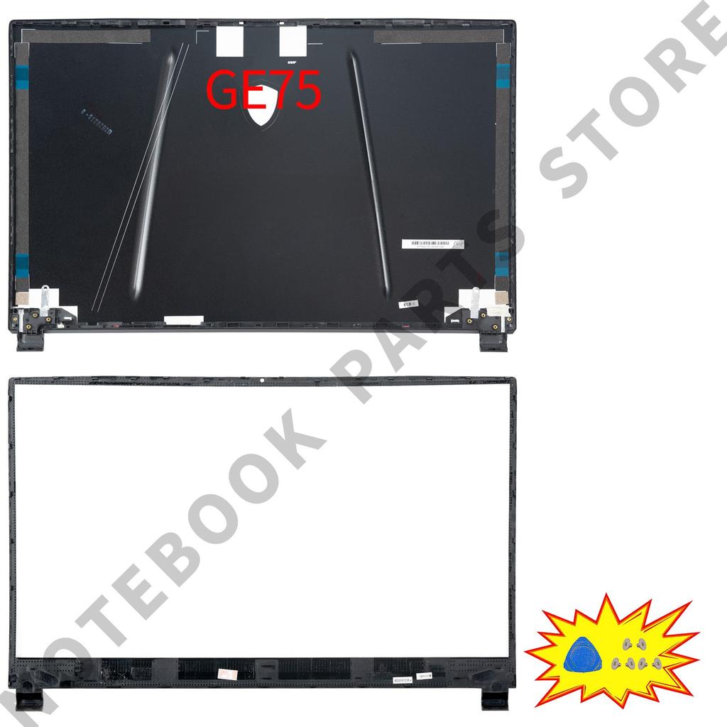 Корпус ноутбука Для GE75 GP75 GL75 RAIDER/Leopard 8SG 9SE MS-17E3 17E7 17E9 Новая задняя крышка Рамка Петли PC Parts Замена