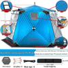 Hexagonal Insulated Ice Fishing Tent
