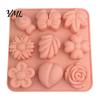 Kitchen Baking Supplies for Pastry DIY Pumpkin Leaf Maple Flower Silicone Mold, Candy Jelly Pudding Cake Flexible Molds Home Soap Candle Tray,