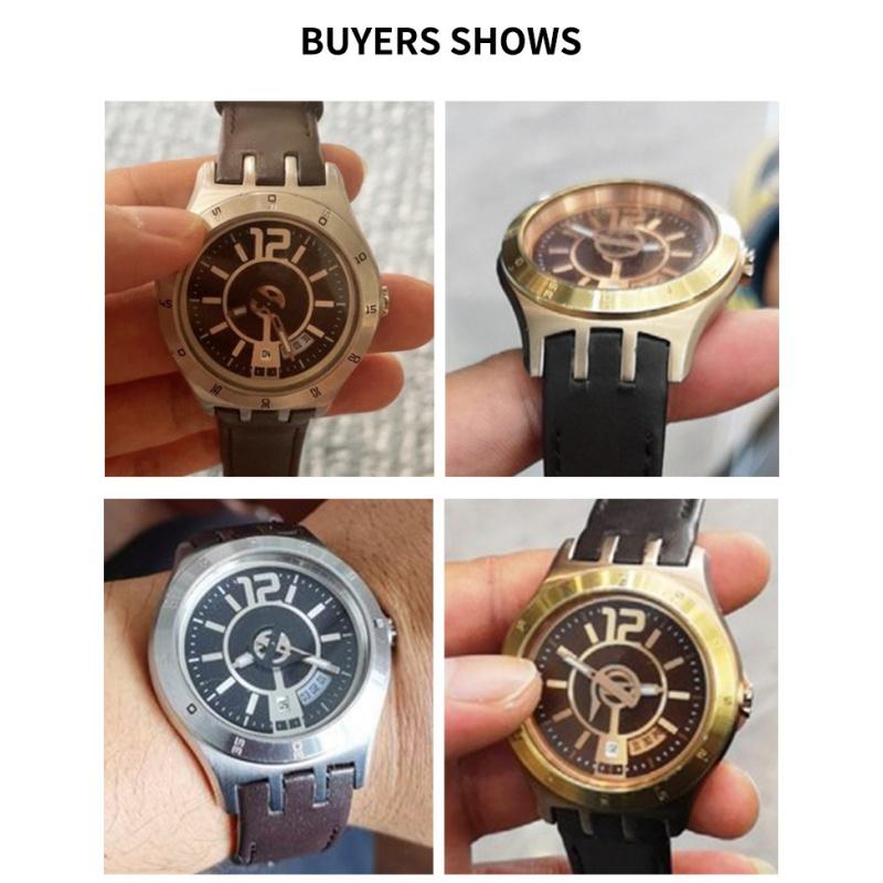 Натуральная кожа для Swatch YTS401/402/409/713 YTB400 Ремешок для часов с штифтом/складной пряжкой Браслет Аксессуары для часов 20 мм