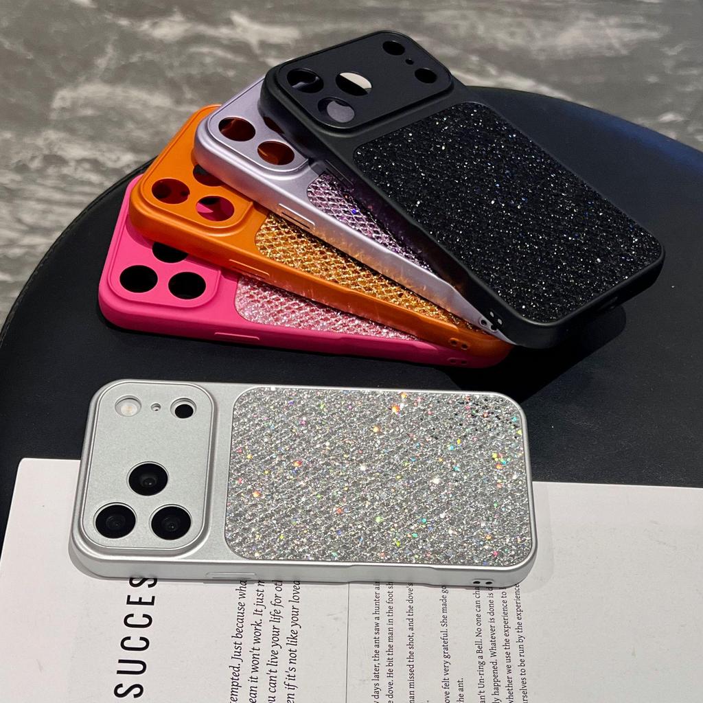Высококачественный блестящий чехол для телефона: Подходит для iPhone 17 Pro Max, 16e и 15